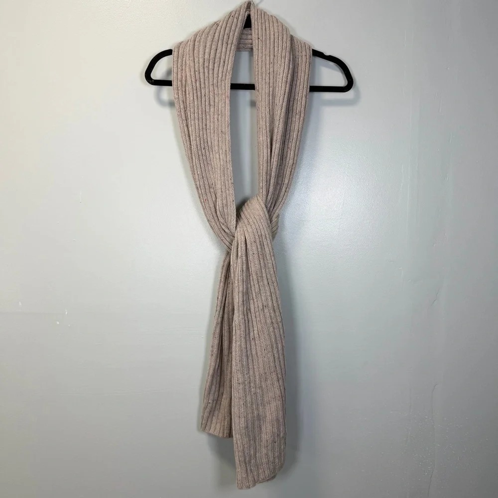 A New Day Target Beige Confetti Ribbed Knit Scarf F16821172